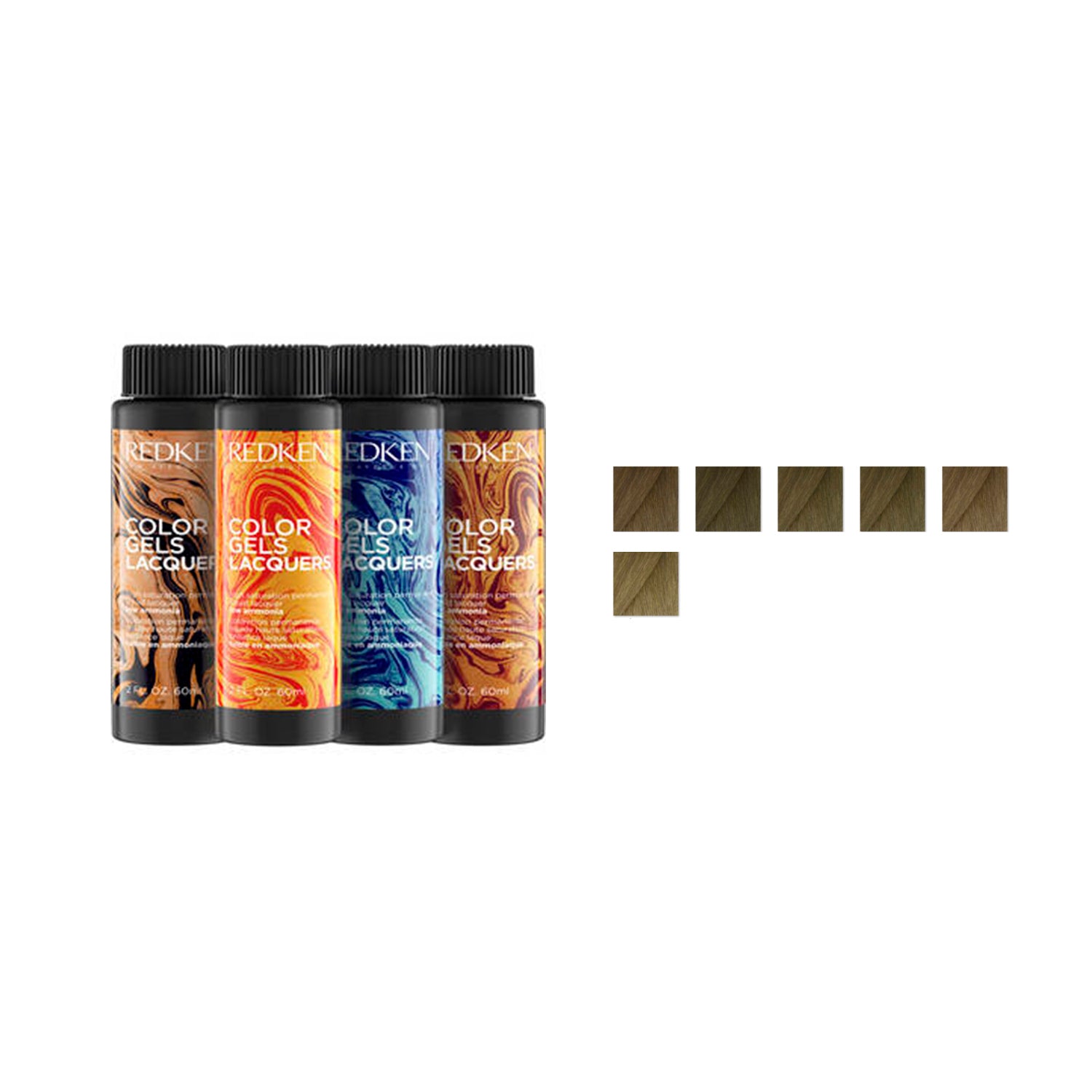 REDKEN Color Gels Lacquers – 4NW Maple, Permanente Haarfarbe, 60 Ml, Mit Glanzeffekt