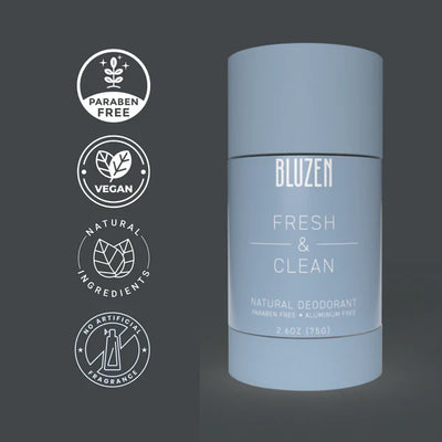 Bluzen Deodorant Fresh & Clean | Aluminum Free Castor Oil Based
