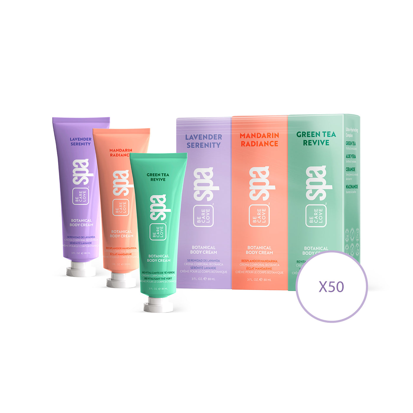 Be Care Love - Hand & Body Cream 50 Box