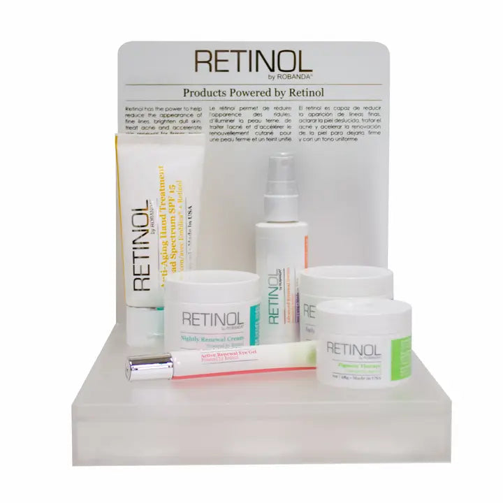 Retinol - Intro Deal (4 of Each Retail +1 Tester for Each & Display)