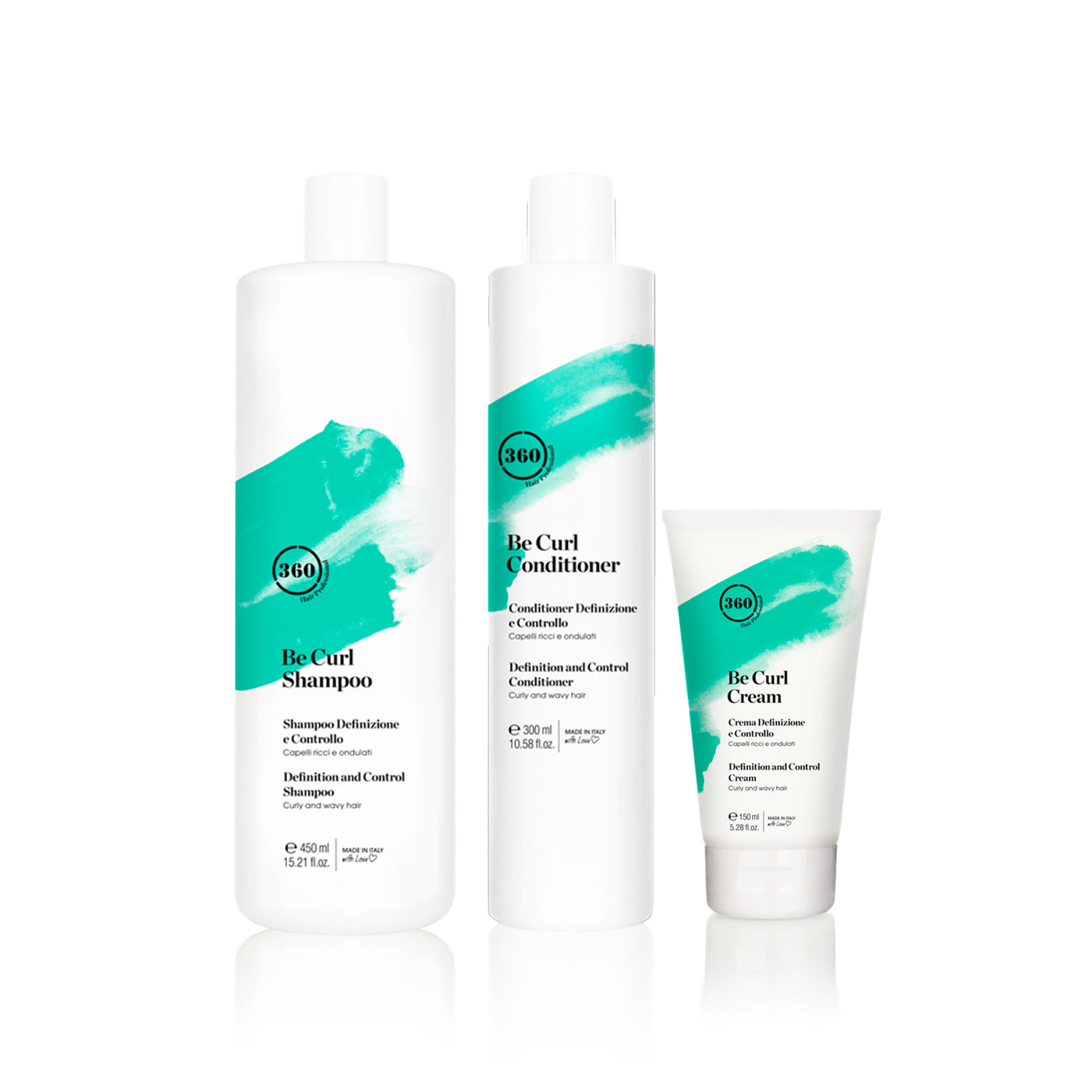 360 Professional  Be Curl Care Trio Set "Curl, Vitality & Bounce"