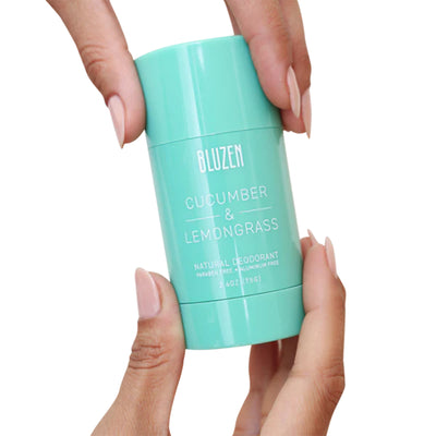 Bluzen Deodorant Cucumber & Lemongrass | Aluminum Free Castor Oil Based