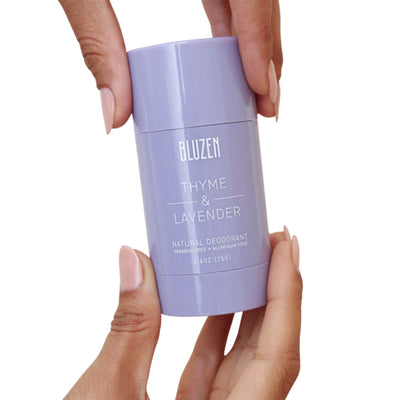 Bluzen Deodorant Thyme & Lavender | Aluminum Free Castor Oil Based