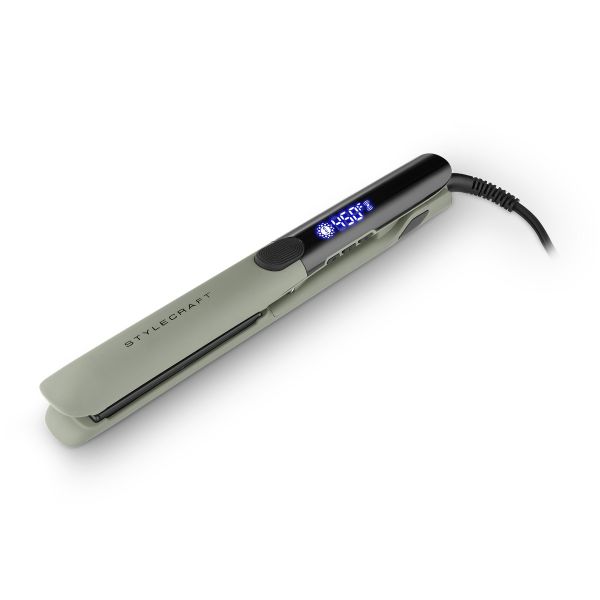 Stylecraft Sage Flat Iron - Professional Titanium Plates 1" Inch Flat Iron