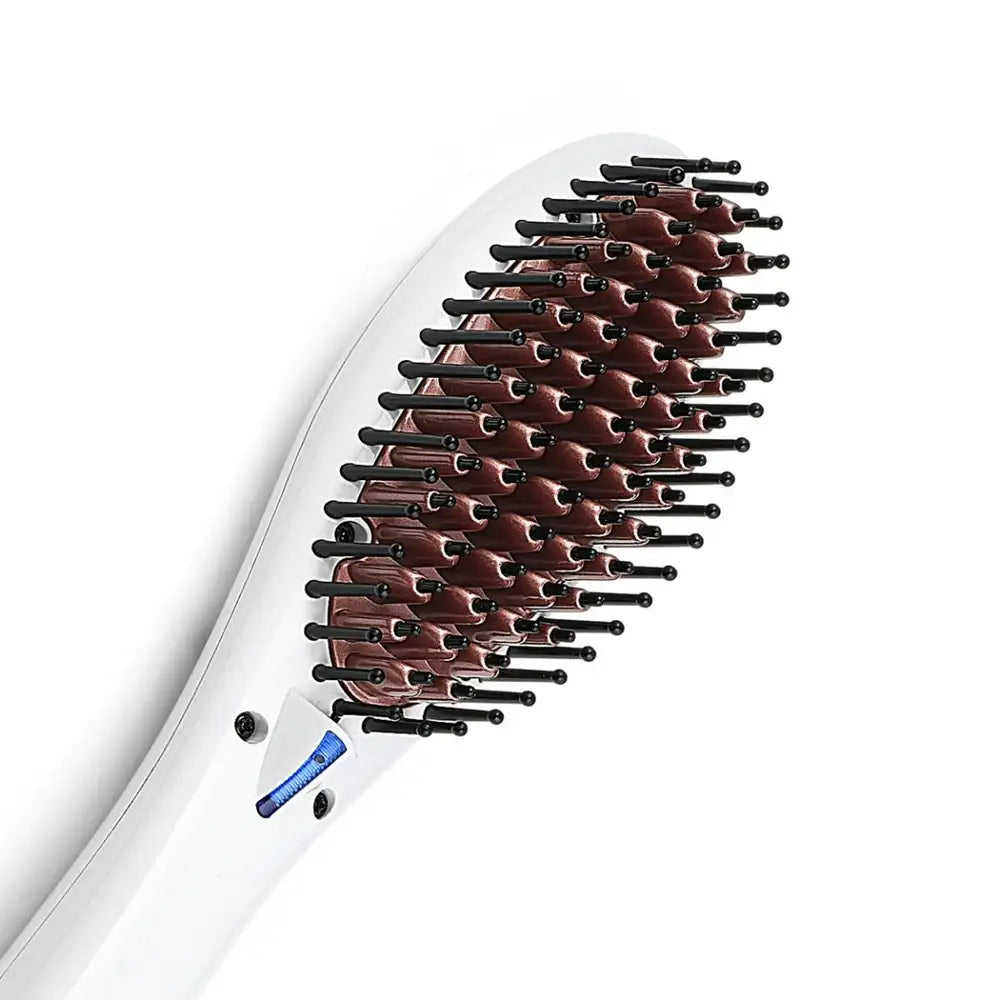 StyleCraft - Ionic Straightening Hot Brush With Cool Tips And Led Display