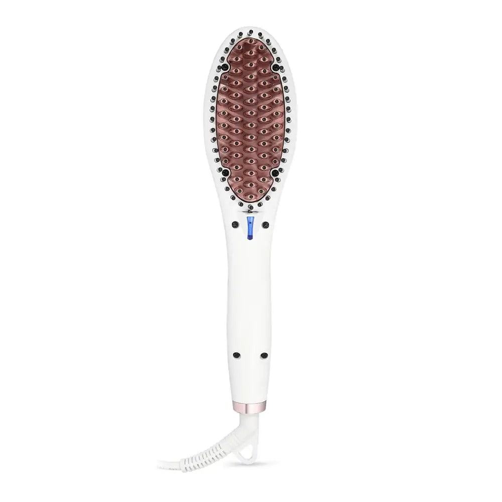 StyleCraft - Ionic Straightening Hot Brush With Cool Tips And Led Display