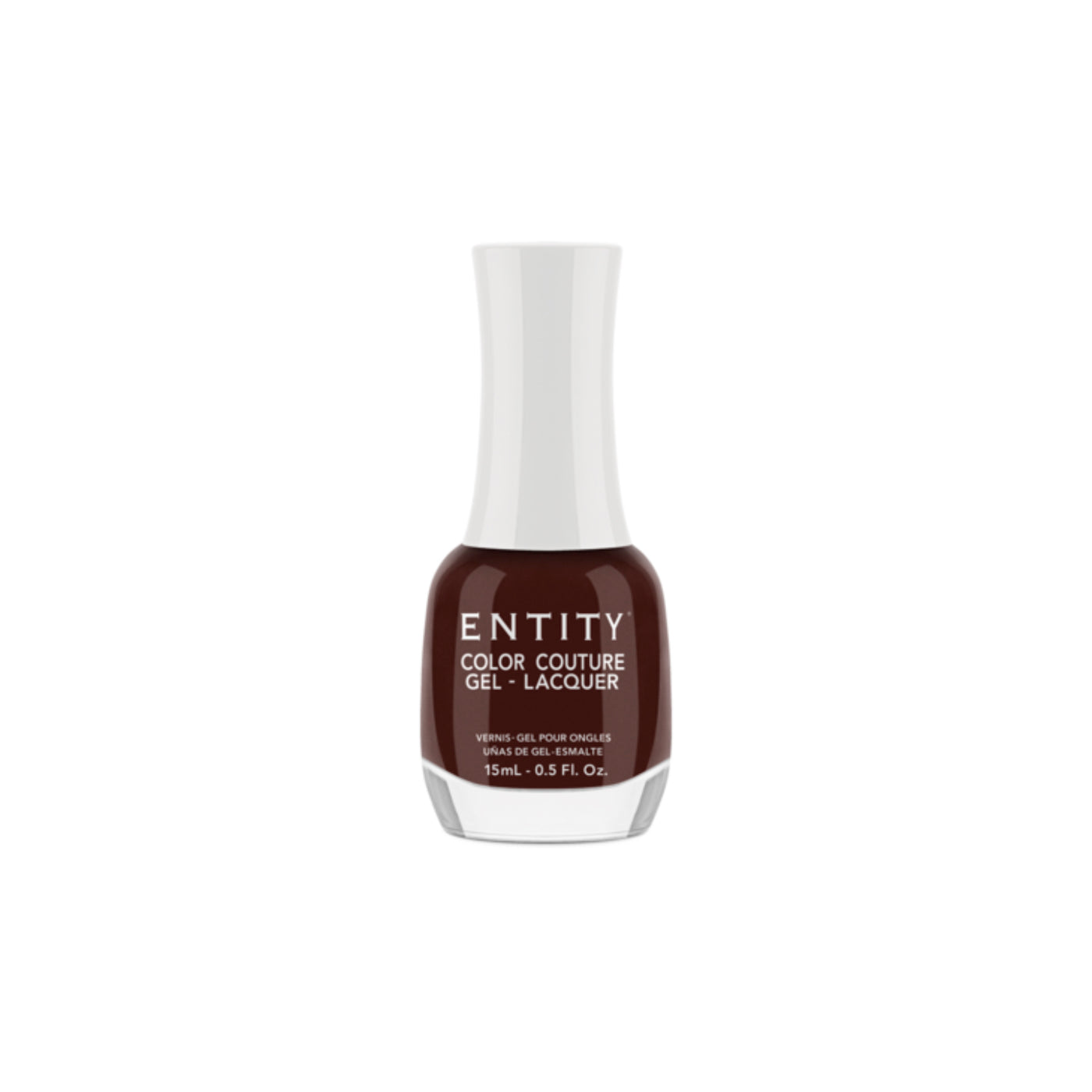 Professional manicure Entity Leather And Lace Chocolatey Red Crème Gel-Lacque