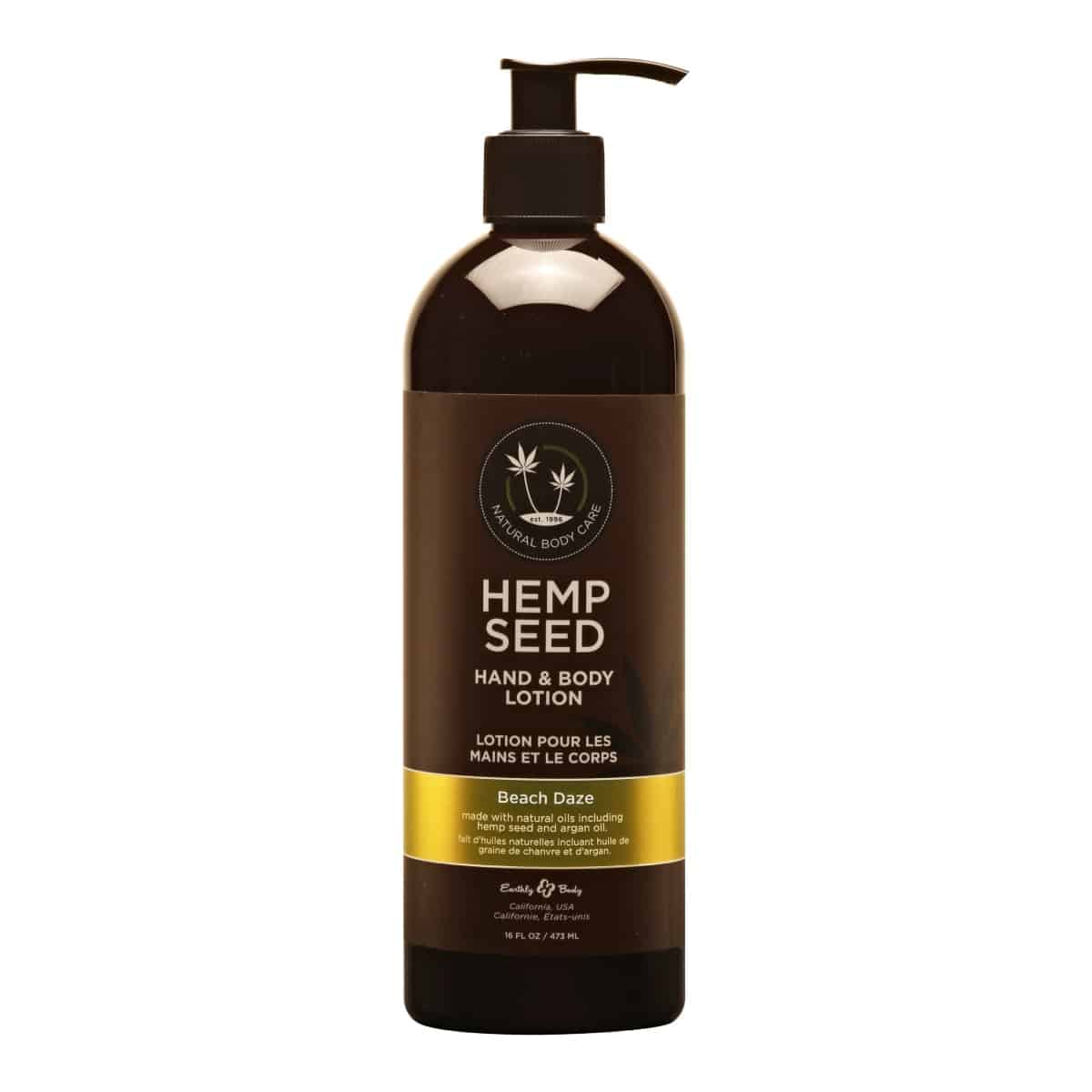 Best Therapeutic Earthly Body Hemp Seed Hand & Body Lotion Beach Daze Scent