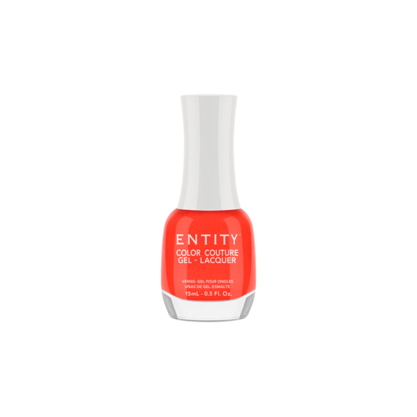 Professional manicure Entity Divalicious - Orange Glitter - Gel-Lacquer