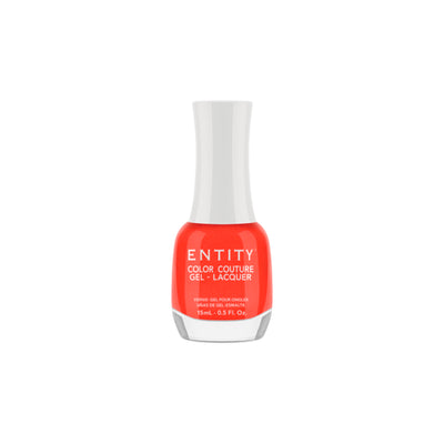 Professional manicure Entity Divalicious - Orange Glitter - Gel-Lacquer