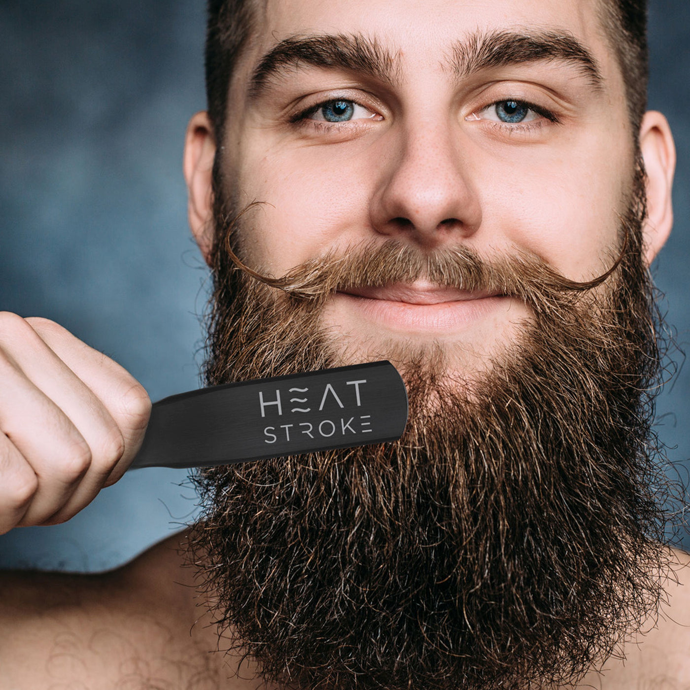 Porfessional Gamma Heat Stroke Beard & Short Hair Styler Charging Station Free