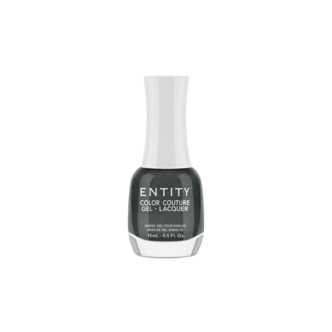 Professional manicure Entity  Headliner  Dark Grey Shimmer  Gel-Lacquer