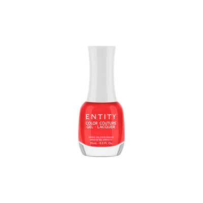 Professional manicure Entity Red Rum Rouge Bright Red Pearl Gel-Lacquer