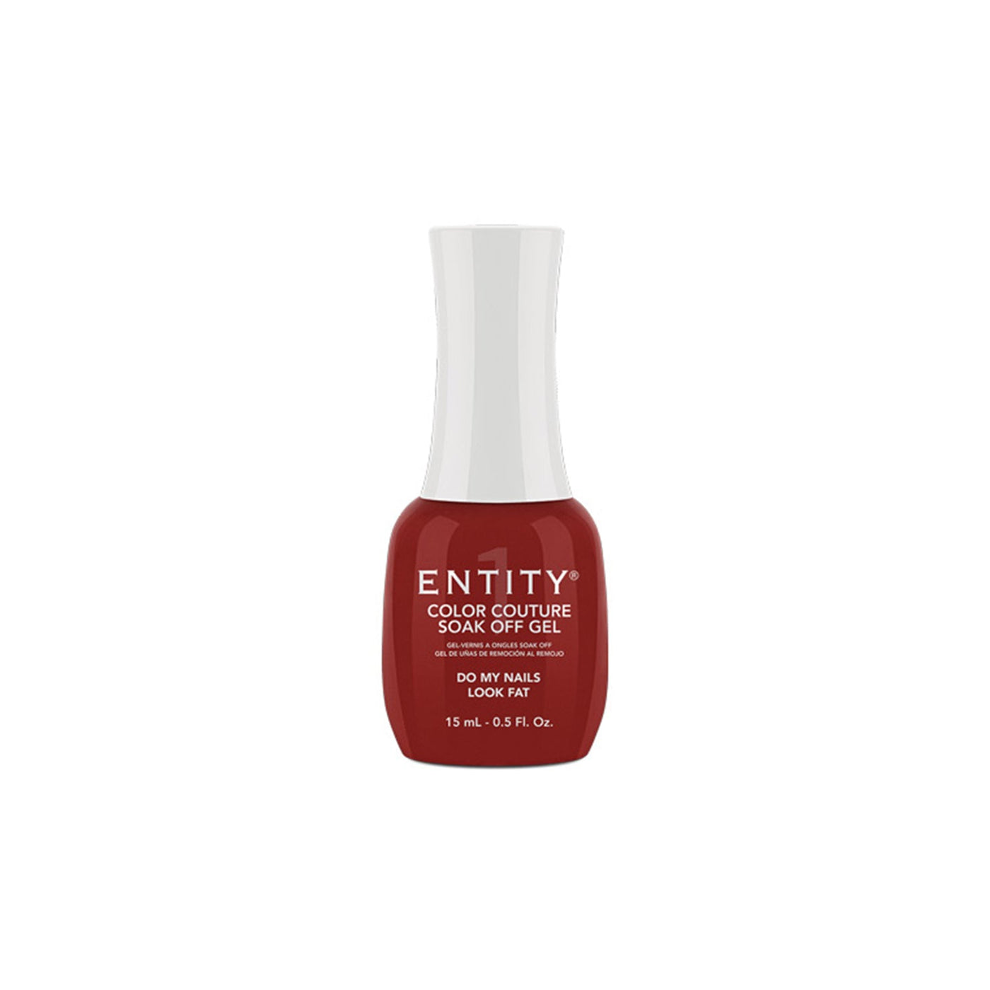 Professional manicure Entity Do My Nails Look Fat - Hot Red Crème - Eocc Soak Off Gel Polish