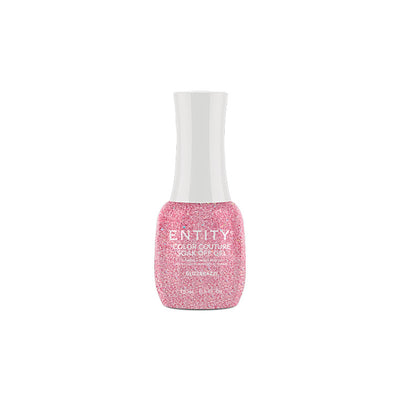 Professional manicure Entity Glitzerazzi Pink Glitter  Eocc Soak Off Gel Polish