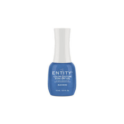 Professional manicure  Entity  Blue Bikini Blue Shimmer Eocc Soak Off Gel Polish