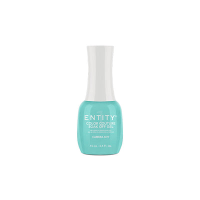 Professional manicure Entity Camera Shy Powder - Blue Shimmer- Eocc Soak Off Gel Polish