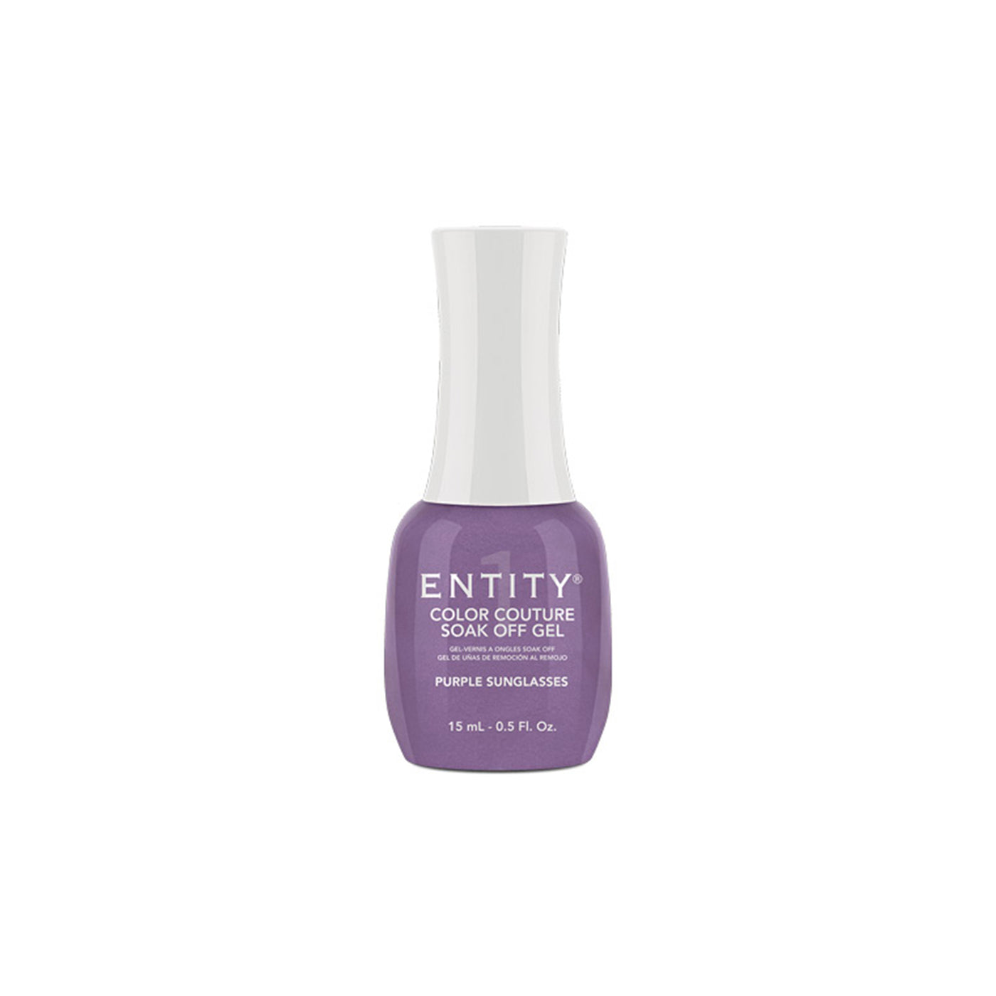 Professional manicure Entity Purple Sunglasses - Medium Orchid Crème- Eocc Soak Off Gel Polish