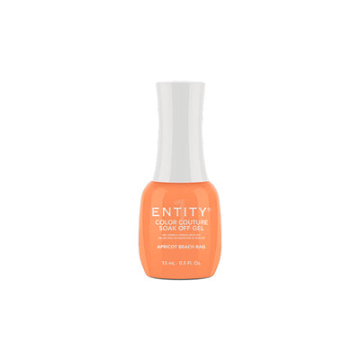 Professional manicure Entity  Apricot Beach Bag - Bright Coral Crème  Eocc Soak Off Gel Polish