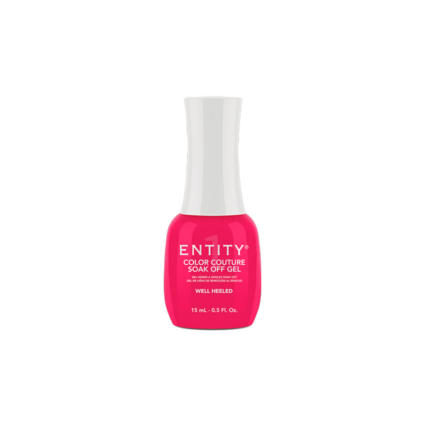 Professional manicure Entity Well Heeled Candy Apple Red Crème Eocc Soak Off Gel Polish