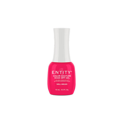 Professional manicure Entity Well Heeled Candy Apple Red Crème Eocc Soak Off Gel Polish