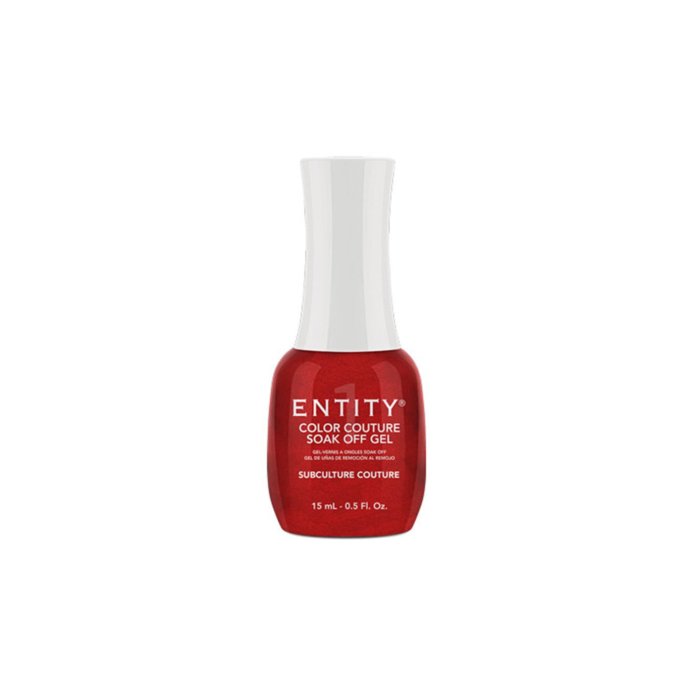 Professional manicure Entity  Subculture Couture - Red Pearl  Eocc Soak Off Gel Polish