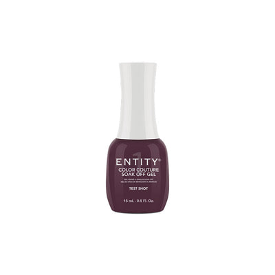 Professional manicure Entity Test Shot Plum Crème - Eocc Soak Off Gel Polish