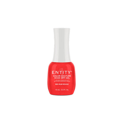 Professional manicure Entity Red Rum Rouge - Bright Red Pearl- Eocc Soak Off Gel Polish