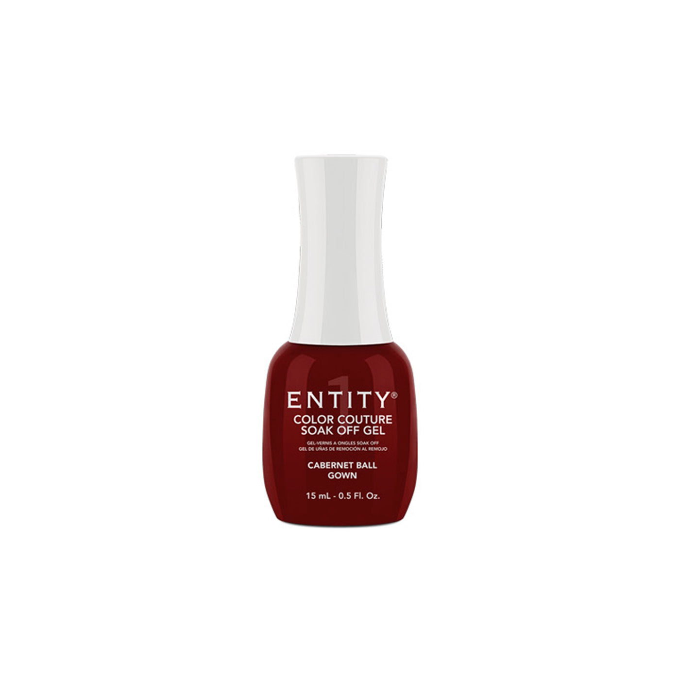 Professional manicure Entity Cabernet Ball Gown Dark - Red Shimmer- Eocc Soak Off Gel Polish