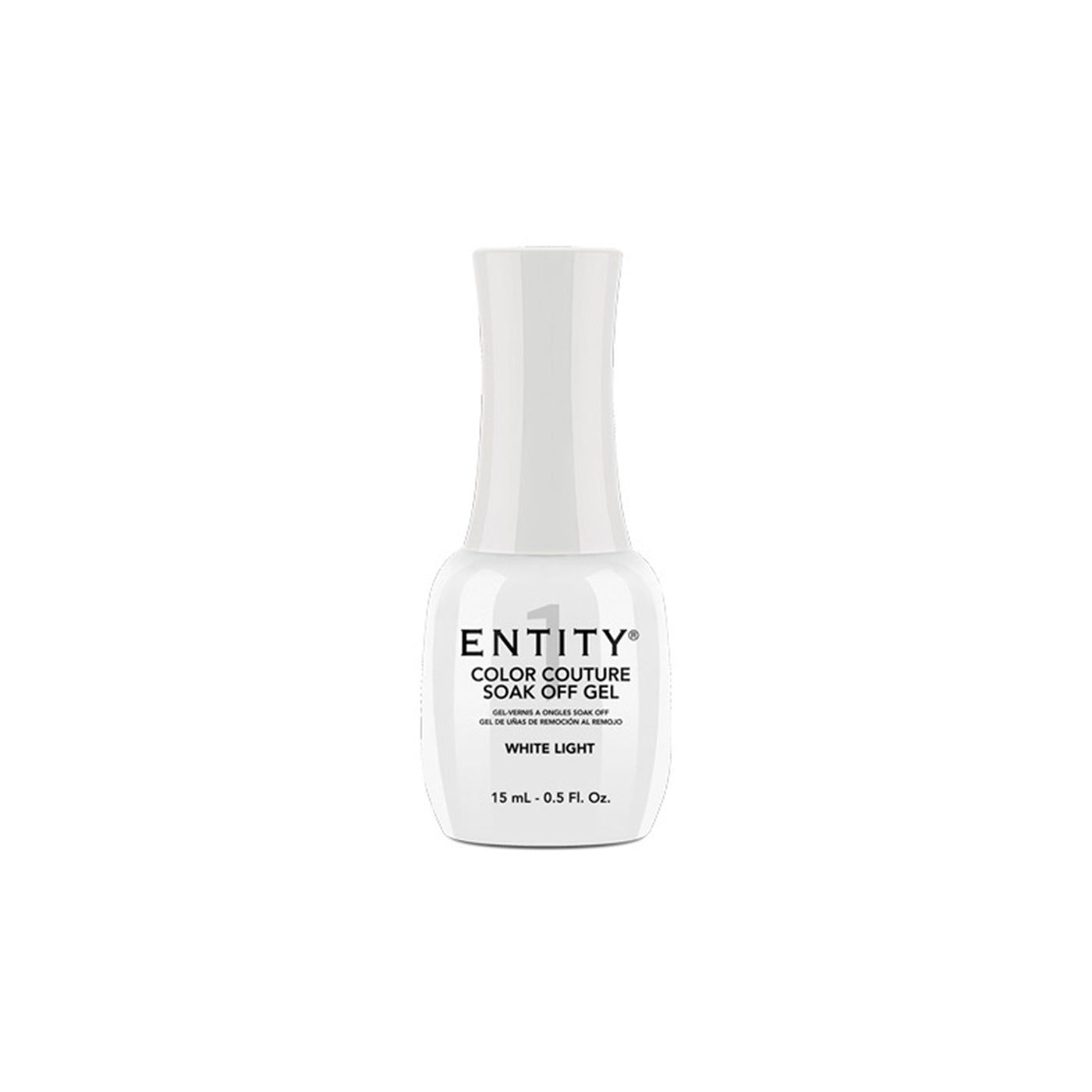 Professional manicure Entity  White Light White Sheer- Eocc Soak Off Gel Polish