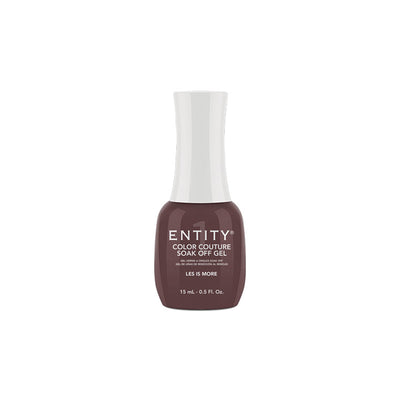 Professional manicure Entity Les Is More  Brown Crème Eocc Soak Off Gel Polish