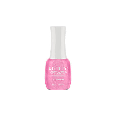 Professional manicure Entity  Ruching Pink Pink Shimmer Eocc Soak Off Gel Polish