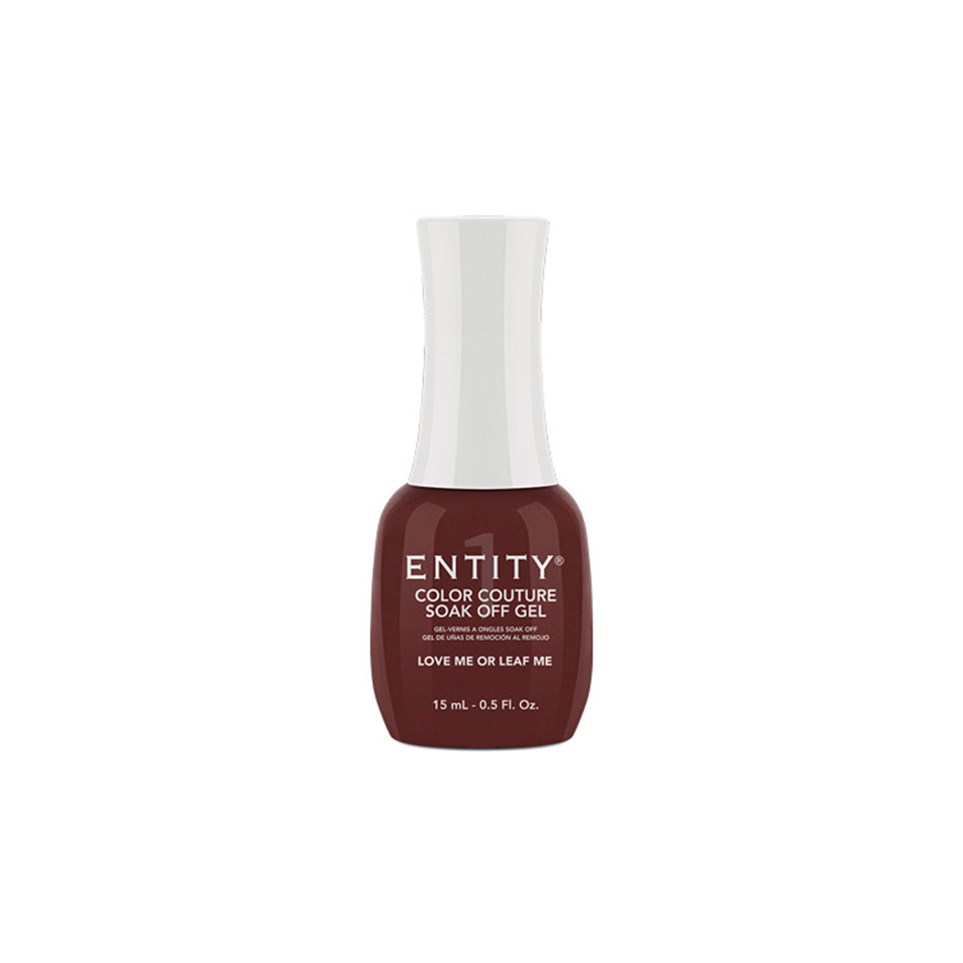 Professional manicure Entity Love Me Or Leaf Me Mocha Brown Crème Eocc Soak Off Gel Polish