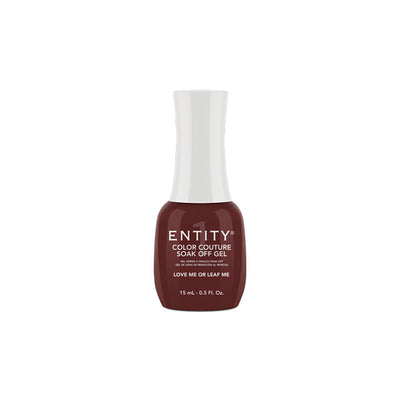 Professional manicure Entity Love Me Or Leaf Me Mocha Brown Crème Eocc Soak Off Gel Polish