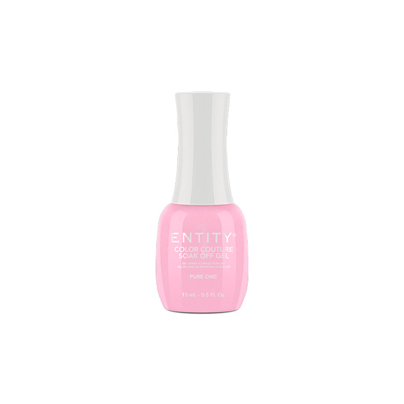 Professional manicure Entity Pure Chic Soft Pink Crème Eocc Soak Off Gel Polish