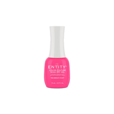 Professional manicure Entity The Bright Stuff Bubblegum Pink Crème  Eocc Soak Off Gel Polish