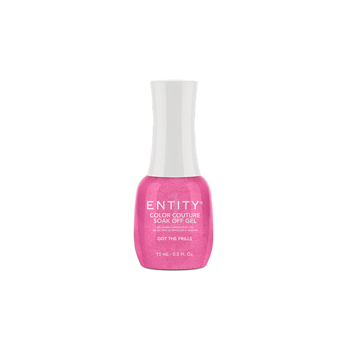 Professional manicure Entity Got The Frills Berry Pink Frost Eocc Soak Off Gel Polish