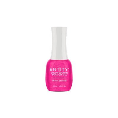 Professional manicure Entity Beauty Obsessed Electric Pink Pearl - Eocc Soak Off Gel Polish