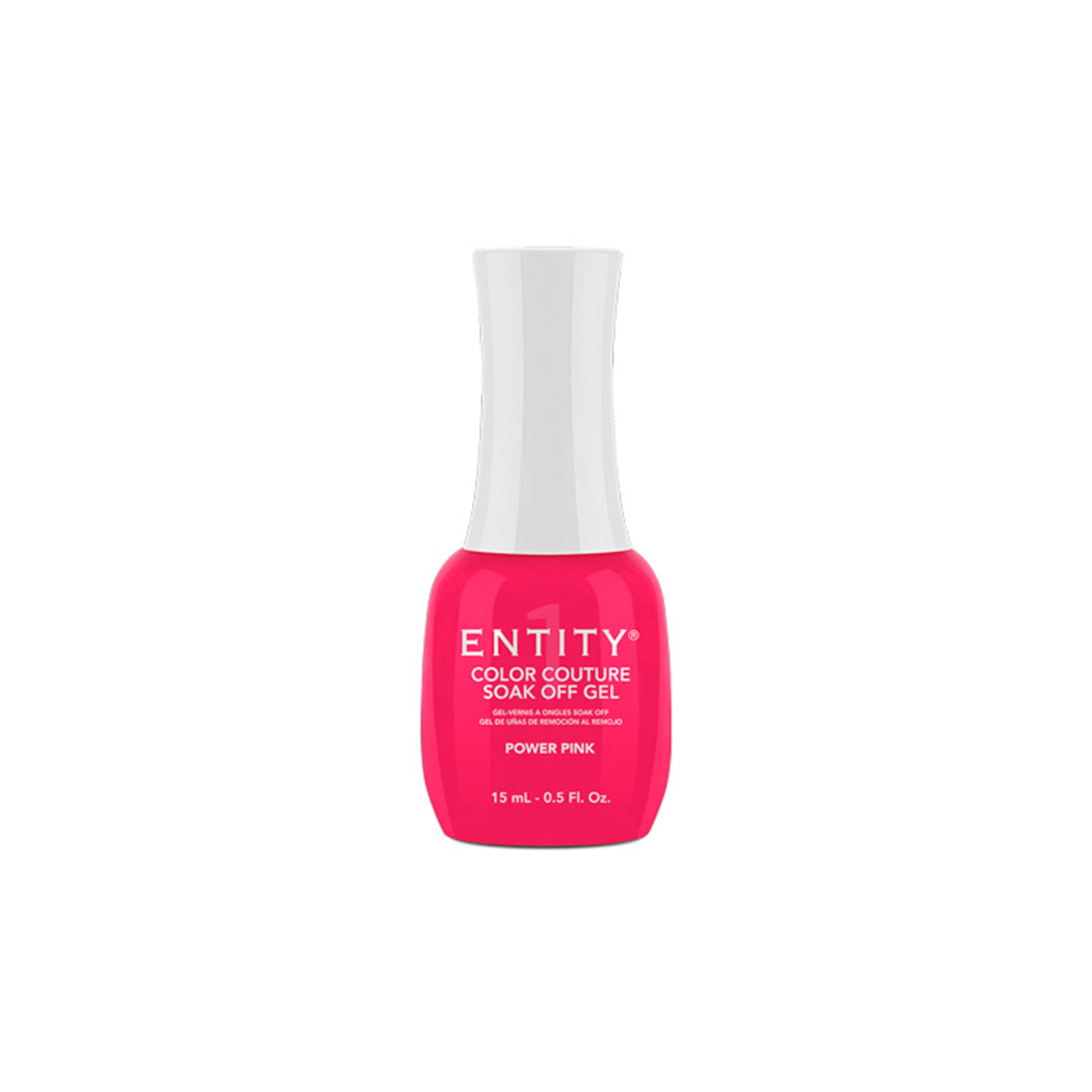 Professional manicure Entity Power Pink Dark Pink Crème - Eocc Soak Off Gel Polish