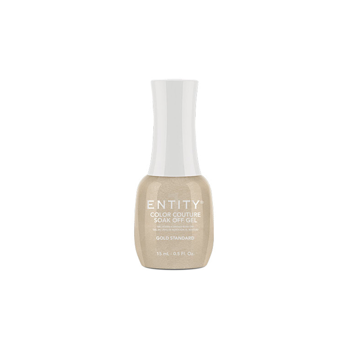 Entity -Gold Standard - Soft Gold Metallic- Eocc Soak Off Gel Polish