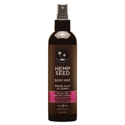 Best Therapeutic Earthly Body Hemp Seed Body Mist Skinny Dip Scent