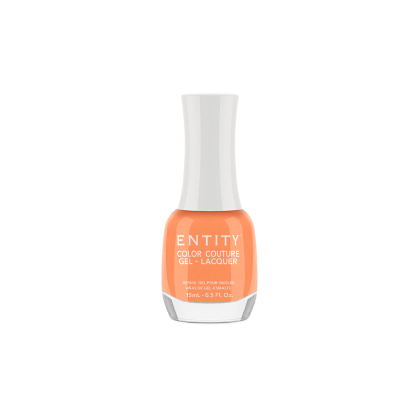 Professional manicure Entity Apricot Beach Bag Bright Coral Crème Gel-Lacquer