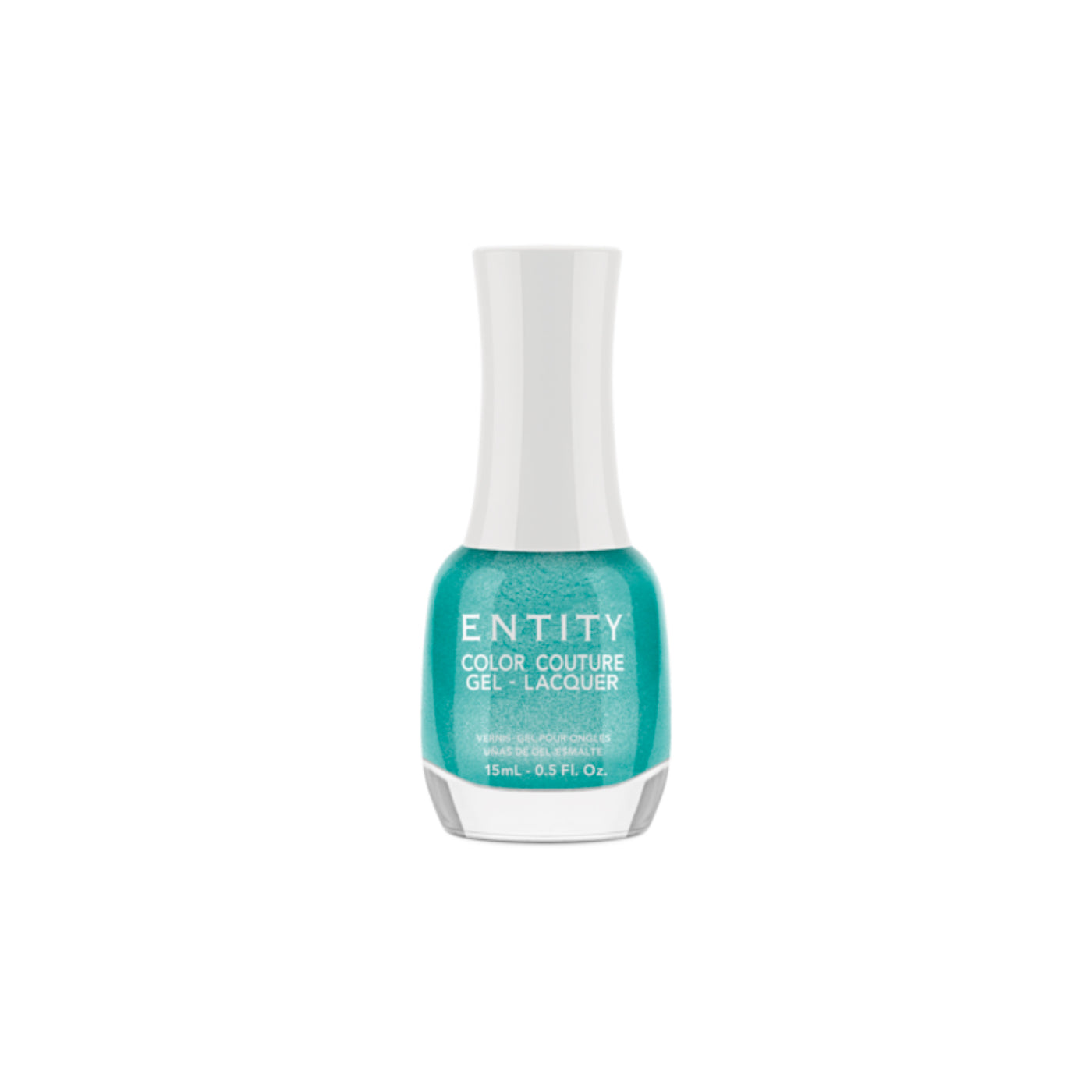 Professional manicure Entity Jewel Tones Teal Shimmer Gel-Lacquer