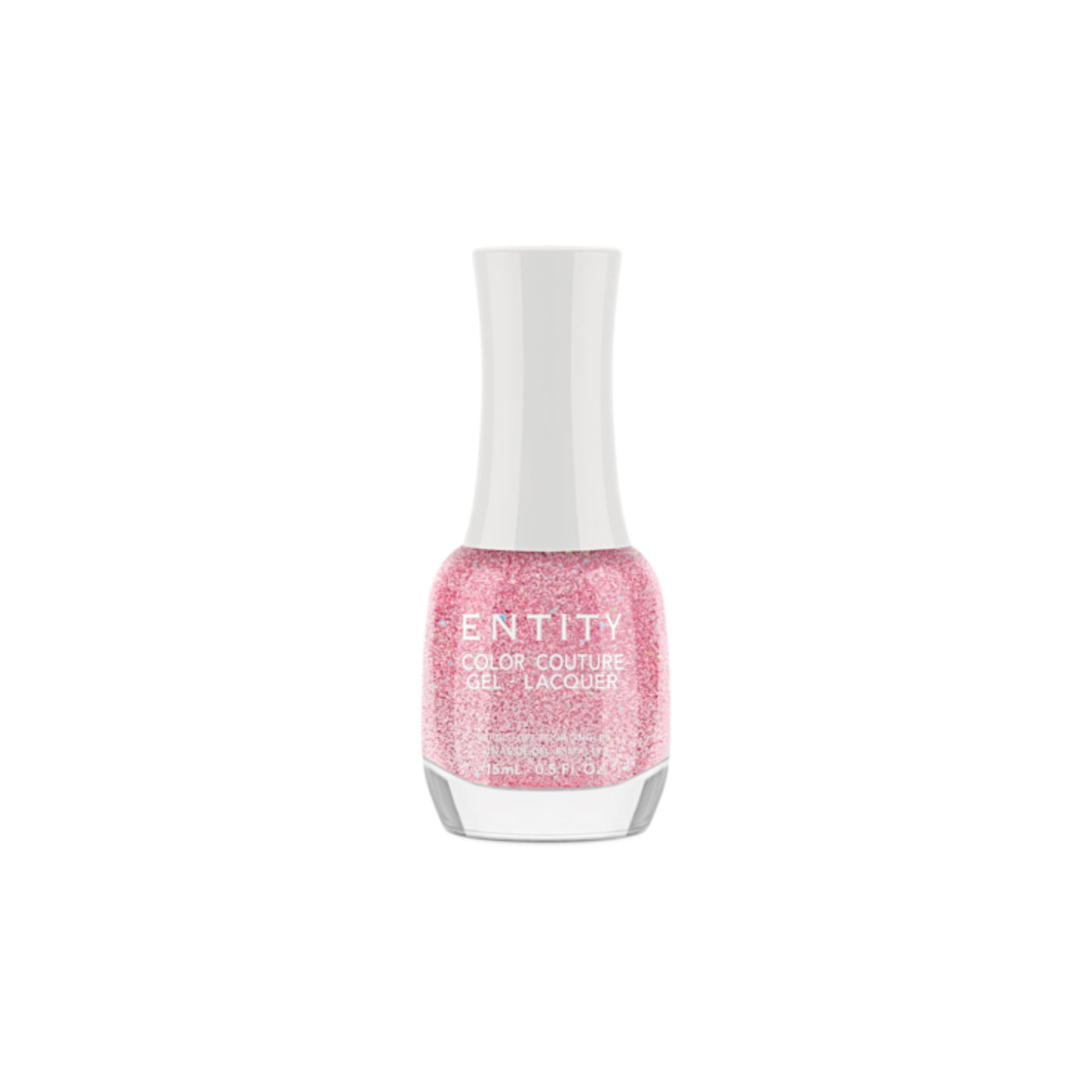 Professional manicure Entity Glitzerazzi  Pink Glitter Gel-Lacquer