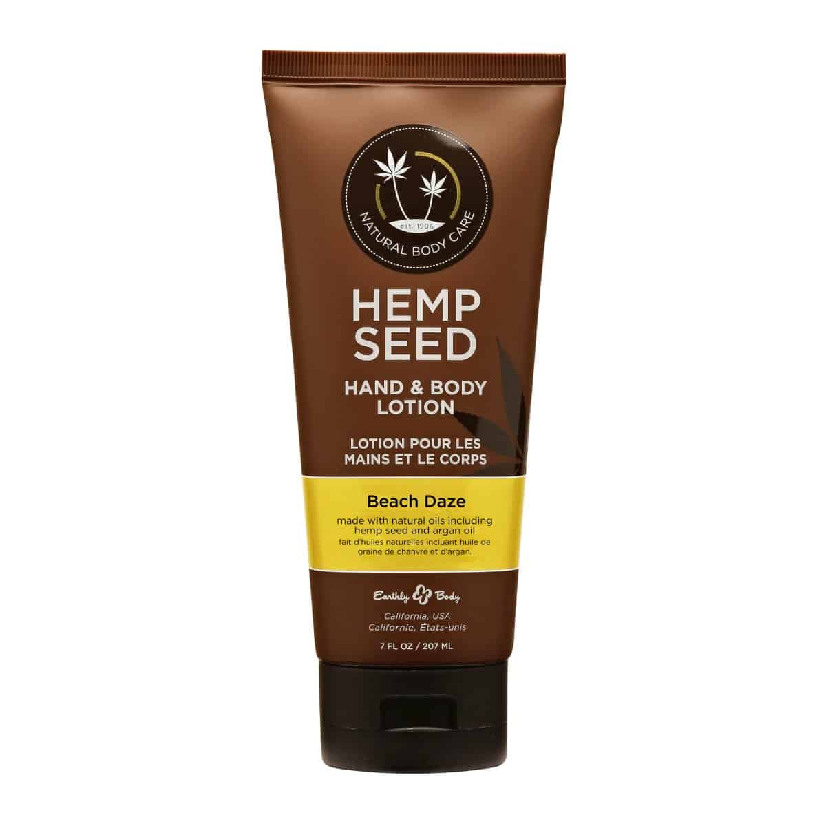 Best Therapeutic Earthly Body Hemp Seed Hand & Body Lotion Beach Daze Scent