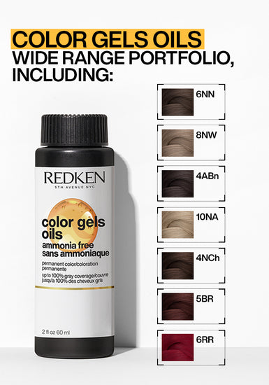 Redken - Color Gels Oils Permanent Liquid Hair Color - Level 08