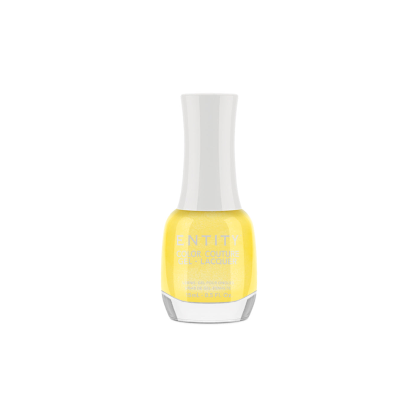 Professional manicure Entity Designer Dan-De-Lyon Yellow Shimmer Gel-Lacquer