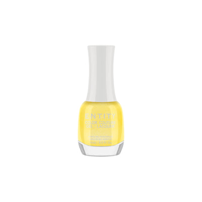 Professional manicure Entity Designer Dan-De-Lyon Yellow Shimmer Gel-Lacquer