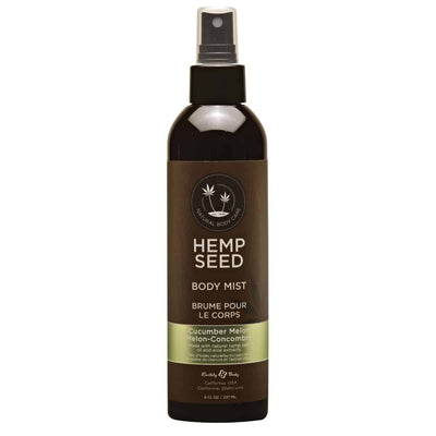 Best Therapeutic Earthly Body Hemp Seed Body Mist (8 oz, Cucumber Melon Scent)