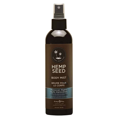 Best Therapeutic Earthly Body Hemp Seed Body Mist Moroccan Nights Scent